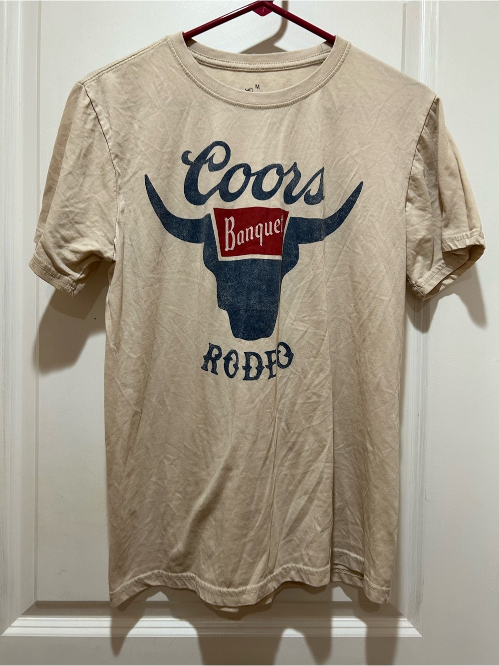 Coors Banquet Rodeo Graphic Tee - Cream